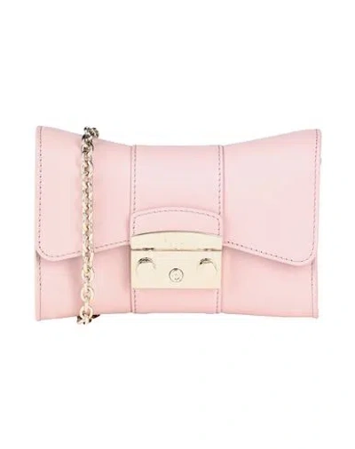 Furla Metropolis Mini Crossbody Remi Woman Cross-body Bag Light Pink Size - Leather