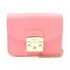 Furla Metropolis Mini Leather Shoulder Bag In Pink