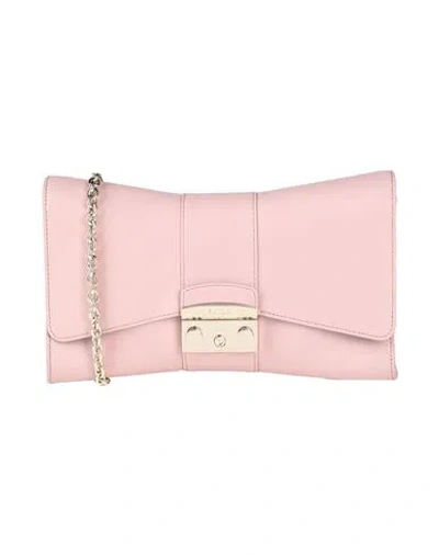 Furla Metropolis S Shoulder Bag Remi Woman Shoulder Bag Light Pink Size - Leather
