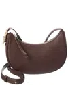 Furla Mialuna Leather Crossbody In Brown