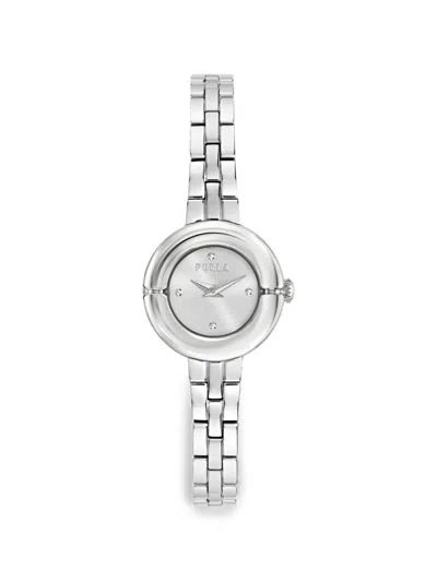 Furla Miasfera Iconic 24mm Watch In Silver