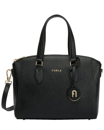 Furla Women's Leather Top Handle Bag In Nero