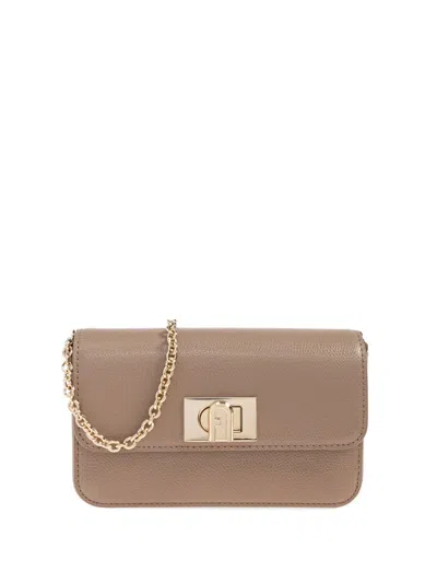 Furla Mini 1927 Chain-strap Cross Body Bag In Neutral