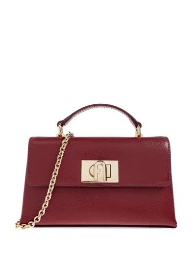 Furla Mini 1927 Chain-strap Tote Bag In Red