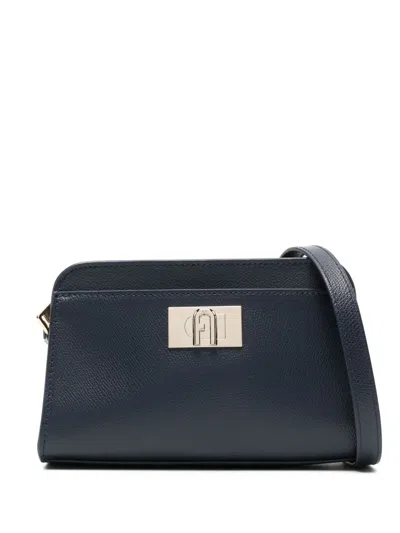 Furla Mini 1927 Leather Crossbody Bag In Blue
