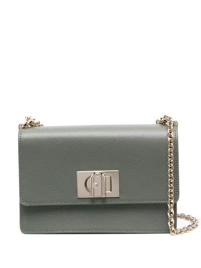 Furla Mini 1927 Leather Crossbody Bag In Green