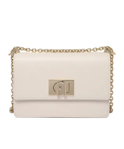 Furla Mini 1927 Shoulder Bag In White