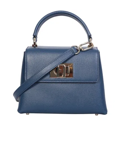 Furla Mini 1927 Tote Bag In Blue