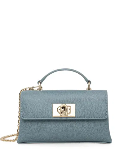 Furla Mini 1927 Tote Bag In Blue