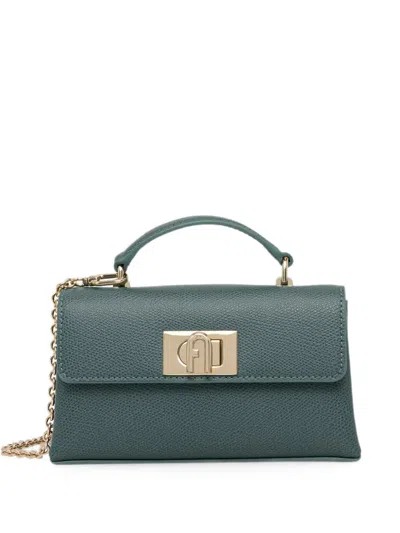 Furla Mini 1927 Tote Bag In Green