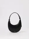 Furla Curved Silhouette Mini Shoulder Bag In Black