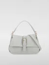 Furla Medium Flow Leather Shoulder Bag In 灰色