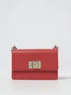 Furla Mini Chain Strap Crossbody Bag In Red