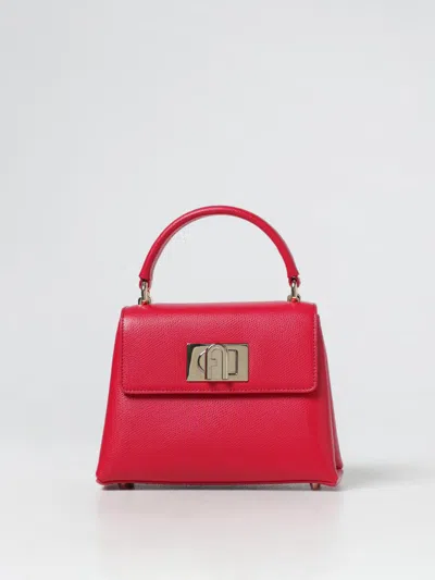 Furla Mini 1927 Leather Tote Bag In Red