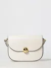 Furla Moonlight S Crossbody Bag In Cream Leather In White