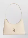 Furla 'mini Bag Leather Curved Handle' In White