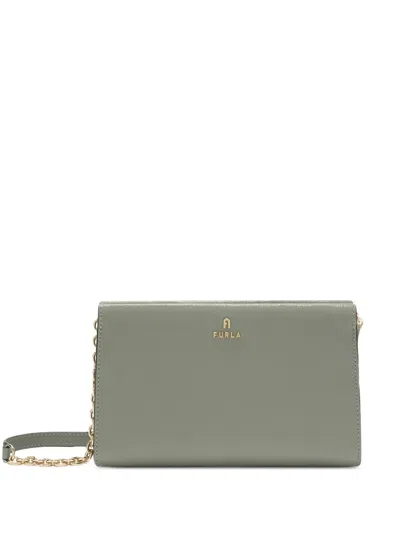 Furla Mini Camela Soulder Bag In Grün
