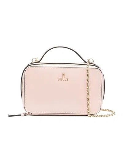 Furla Mini Camelia Crossbody Bag In Nude