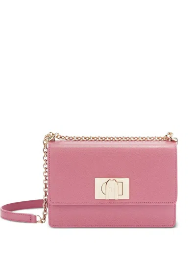 Furla Mini Chain-strap Crossbody Bag In Pink