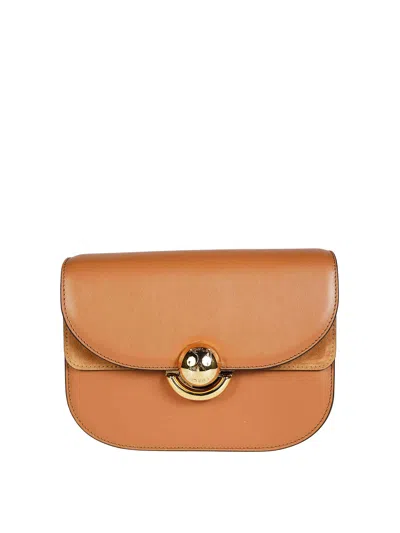 Furla Mini Crossbody Sphere In Brown