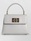 Furla Mini Crystal Leather Handbag 1927 In White