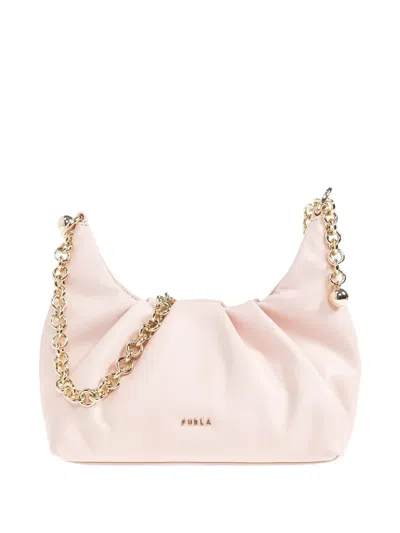 Furla Mini Delia Chain Shoulder Bag In Pink