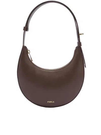 Furla Mini Delight Bags In Brown