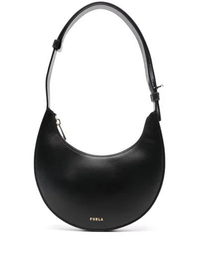 Furla Mini Delizia Shoulder Bag In Black