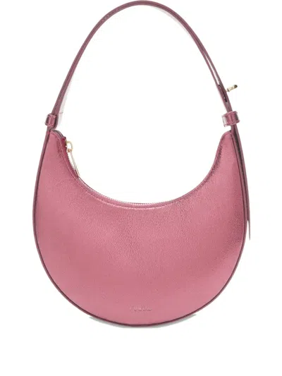 Furla Mini Delizia Shoulder Bag In Pink