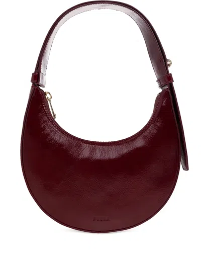 Furla Mini Delizia Tote Bag In Burgundy