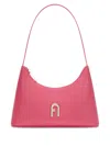 Furla Mini Diamante Shoulder Bag In Pink