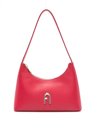Furla Mini Diamante Shoulder Bag In Red