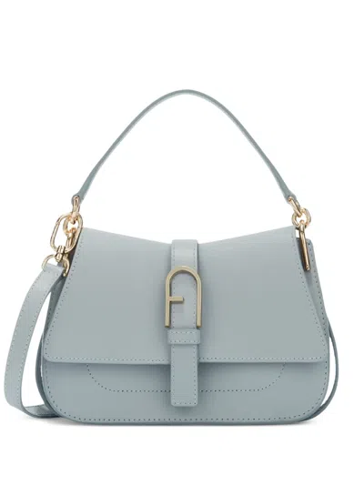 Furla Mini Flow Tote Bag In Blue