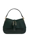 Furla Mini Flow Tote Bag In Green