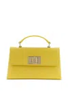 Furla Mini  1927 Flap Tote Bag In Yellow
