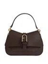 Furla Mini  Flow Tote Bag In Brown