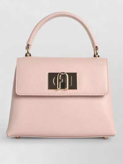 Furla Mini Handbag 1927 Detachable Strap In Pink