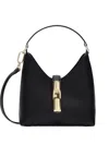Furla Mini Iride Logo-detail Tote Bag In Black