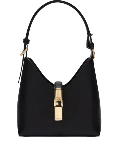 Furla Mini Iride Shoulder Bag In Black