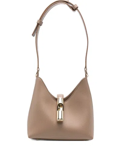 Furla Mini Iride Shoulder Bag In Neutral