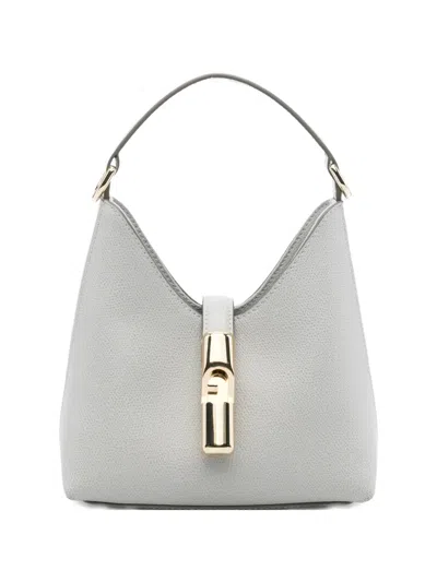 Furla Mini Iride Tote Bag In Blue