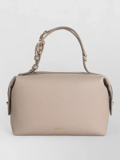 Furla Mini Linen Leather Shoulder Bag Double