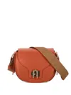 Furla Shoulder Bags With Adjustable Strap And Gold-tone Hardware In Orange