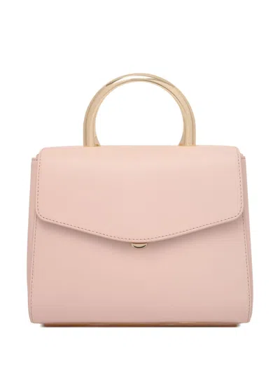 Furla Mini Meridiana Top-handle Flap Tote Bag In Pink