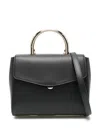 Furla Mini Meridiana Tote Bag In Black