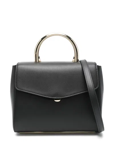 Furla Mini Meridiana Tote Bag In Black