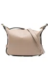 Furla Mini Nuvola Leather Shoulder Bag In Nude