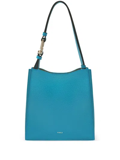 Furla Mini Nuvola Shoulder Bag In Blue