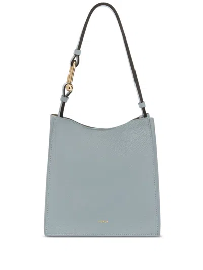 Furla Mini Nuvola Shoulder Bag In Blue