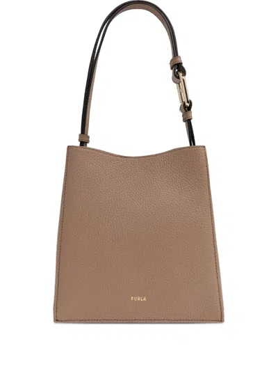 Furla Mini Nuvola Tote Bag In Nude